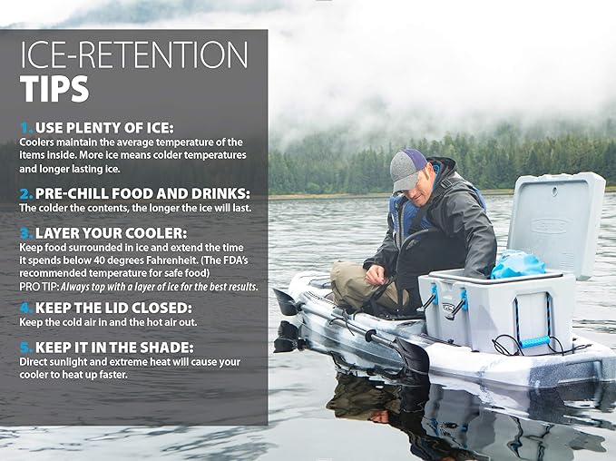 Lifetime Hard Cooler, High Performance Ice Chest