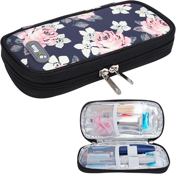 YOUSHARES Insulin Cooler Travel Case - Organizer Insulin Case for Diabetes Accessories Keep Supplies Safe and Cold