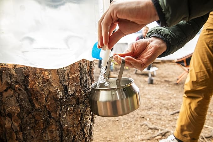 GSI Outdoors Glacier Stainless Steel Tea Kettle 1 qt. - Camping, Outdoors, & RV
