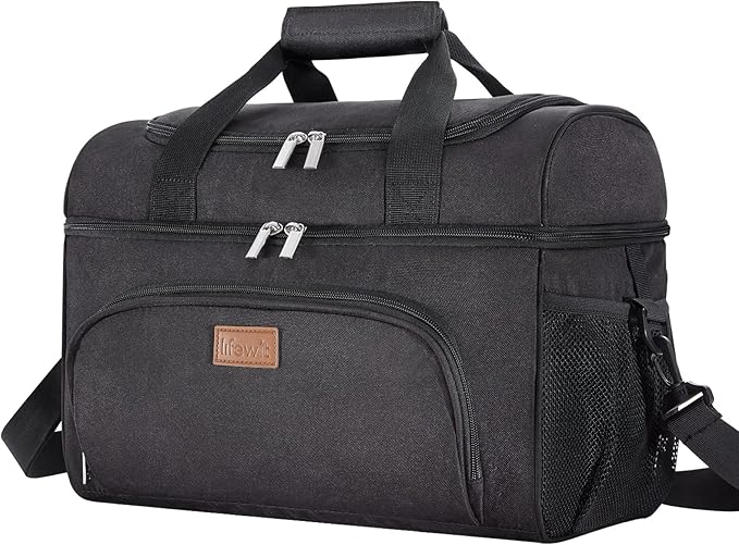Lifewit Large Cooler Bag Insulated Lunch Bag Lightweight Portable Cool Bag Double Layer for Picnic, Beach, Work, Trip