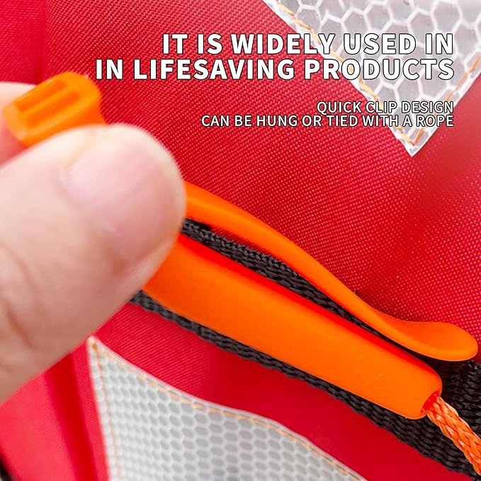 2-Pack Whistle Emergency Safety with Lanyards - High Decibel Survival Whistle for Life Jackets, Boating, Kayaking, Hiking, Hunting & Rescue