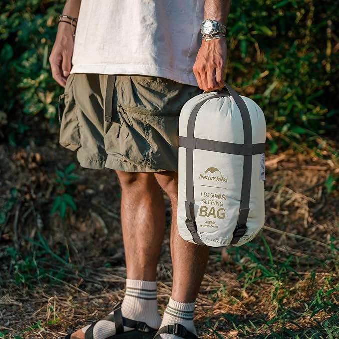 Naturehike Camping Sleeping Bag for Adults, 36/54℉, Spliceable Double Sleeping Bag 3 Seasons, Lightweight Waterproof Sleep Bags for Cold&Warm Weather