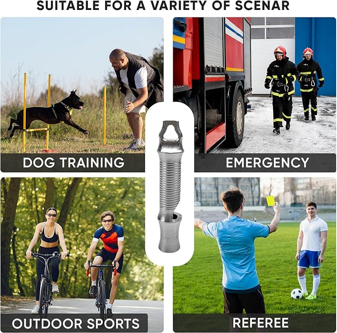 Titanium Emergency Whistle Cylinder Pendant Necklace for Men and Women – Compact, Lightweight, and Durable Emergency Whistle with High Decibel Output for Outdoor Adventures & Safety