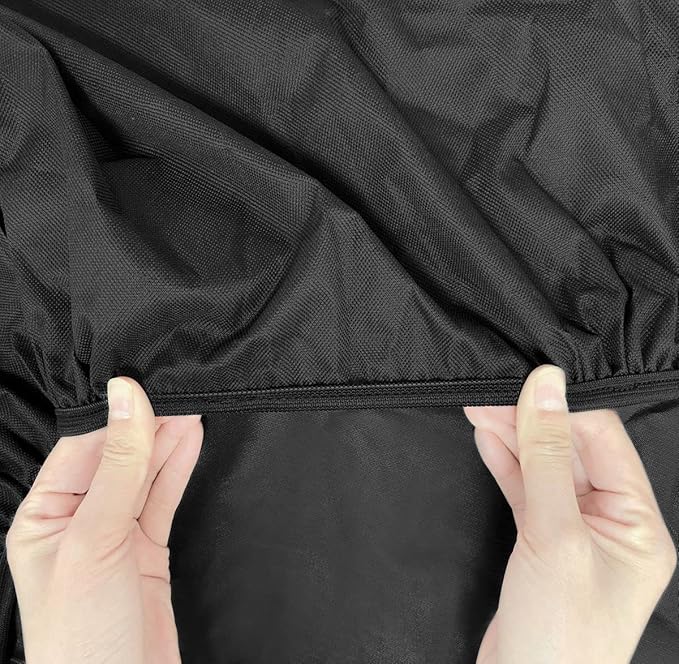 Heavy Duty Grill Cover Compatible with 1813 Blackstone 22inch Tabletop Griddle with Hood Captiva Designs 22‘’ Coleman Roadtrip LX,LXX, LXE, 285 Camping Grills and Smoke Hollow 205 Grill,600D Cover