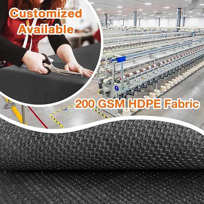 Artpuch Outdoor Pergola Shade Cover 4x22 FT Sun Shade Cloth with Grommets Dark Grey 90% UV Protection Canopy Patio Privacy Screen (Customized Available)