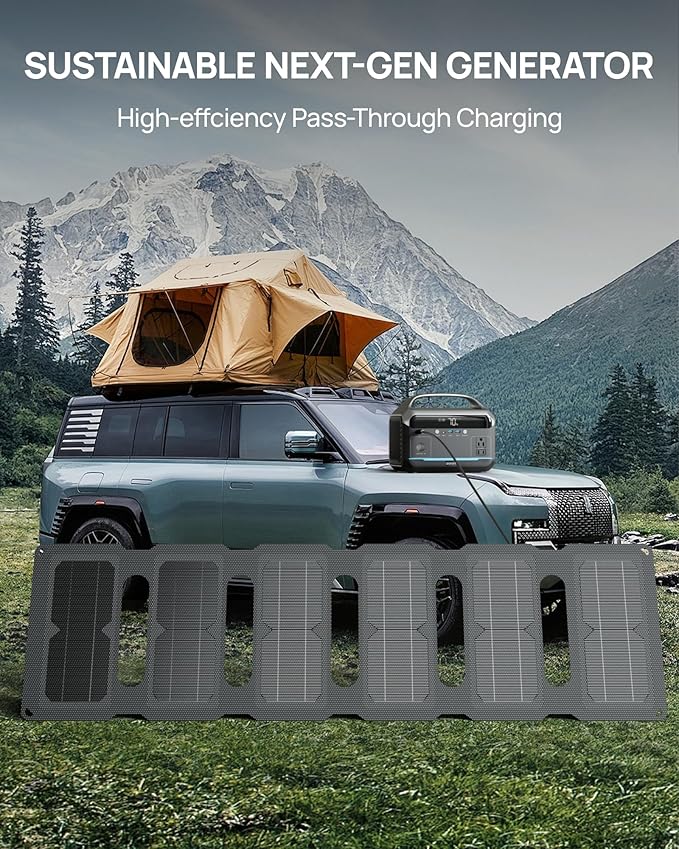 Portable Power Station, 288Wh (90,000mAh) LiFePO4 Battery, 350W (600W Peak) Power Bank with AC Outlet, 8.2LB Fast Charing Mini Solar Generator for Outdoor Camping and Emergency (Solar Optional)