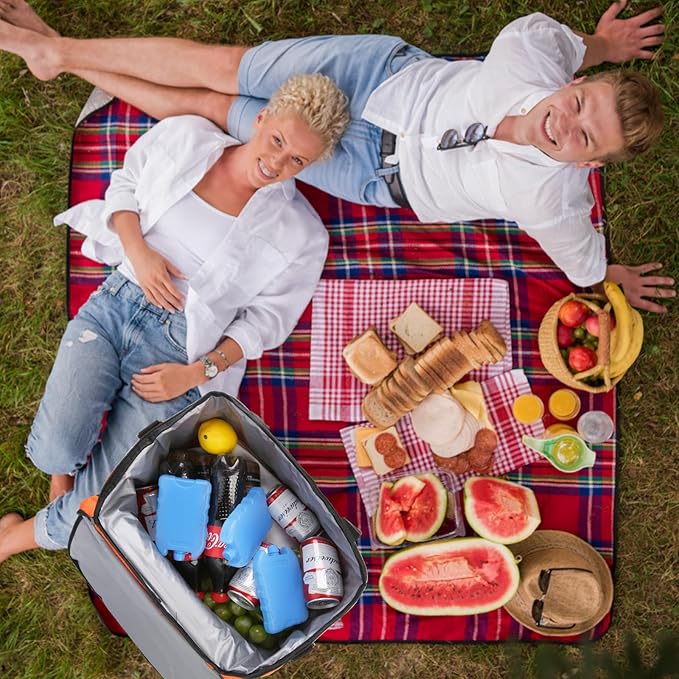 4/8 Pack Ice Packs for Lunch Boxes & Coolers, Slim Reusable Lunchbox Cooler for Women, Quick Freeze Space Saving Freezer Icepack, Long-Lasting Picnic Accessories Small Cold Pack, Travel Essentials