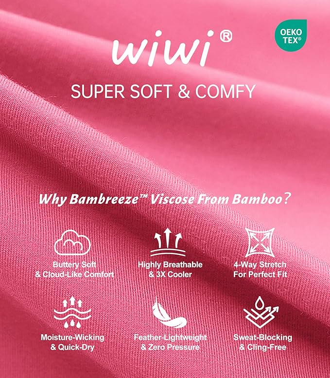 WiWi Soft Viscose from Bamboo Underwear for Women Thermal Long Johns Sets Super Warm Base Layer Top Pants Pajamas Set S-3X