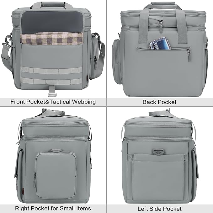 36L Large Soft Cooler Insulated Cooler Bag Soft Sided Collapsible Coolers for Travel, Camping, Beach. Leakproof, Waterproof, Expandable, 36L