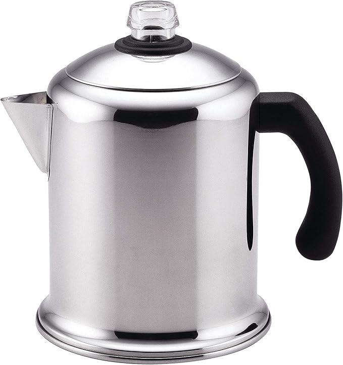 Farberware Classic Yosemite Stainless Steel Coffee Percolator - 8 Cup, Silver