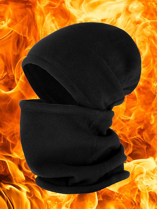 Tatuo Winter Neck Warmer Gaiter for Men Women Ski Fleece Winter Scarf Windproof Face Mask for Skiing Hiking Cycling