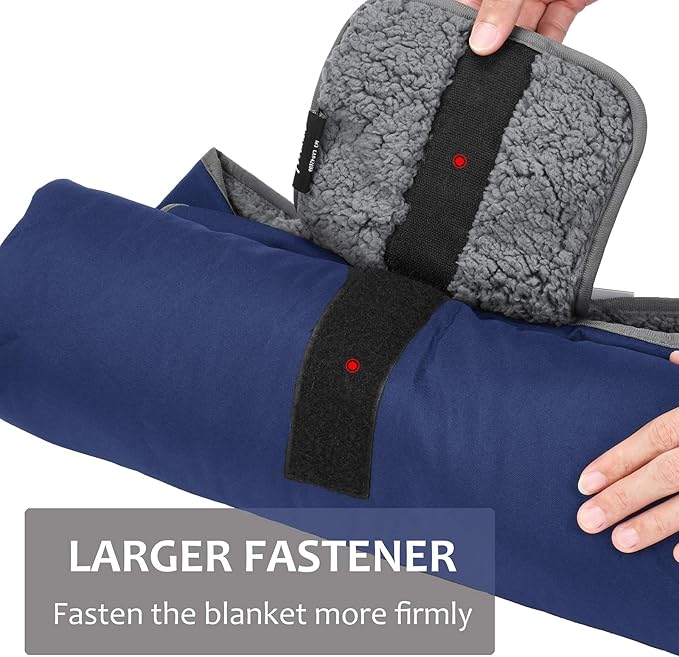 Tirrinia Large Waterproof Outdoor Blanket, Soft Warm Windproof Stadium Blanket with Sherpa Fleece and Foldable for Outdoor Sport, Baseball, Football, Beach, Concerts, Car