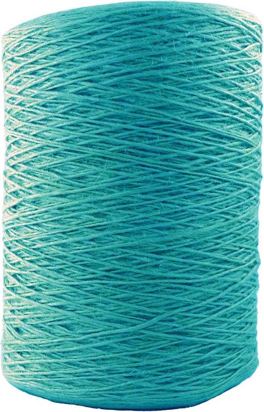 1mm x 5000 Feet Blue Jute Rope, Twine for Gardening Tomato Climbing Plant Tie Floristry Crafts Gift Wrapping Packing Decor