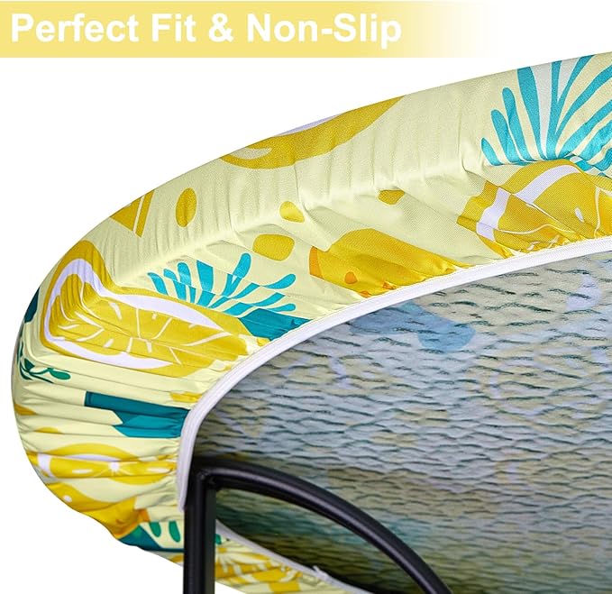 Round Tablecloth Fitted Elastic Table Cover Waterproof Table Cloth for Dinner, Party, Picnic,Camping, Round Table Cover for Indoor Outdoor