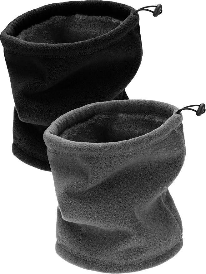 Tatuo Winter Neck Warmer Gaiter for Men Women Ski Fleece Winter Scarf Windproof Face Mask for Skiing Hiking Cycling