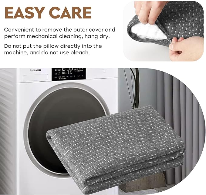 Travel Size Pillow, Compressible Memory Foam Pillow, Camping Pillow Breathable Cover for Travel Airplane Car Hiking Camping Outdoor