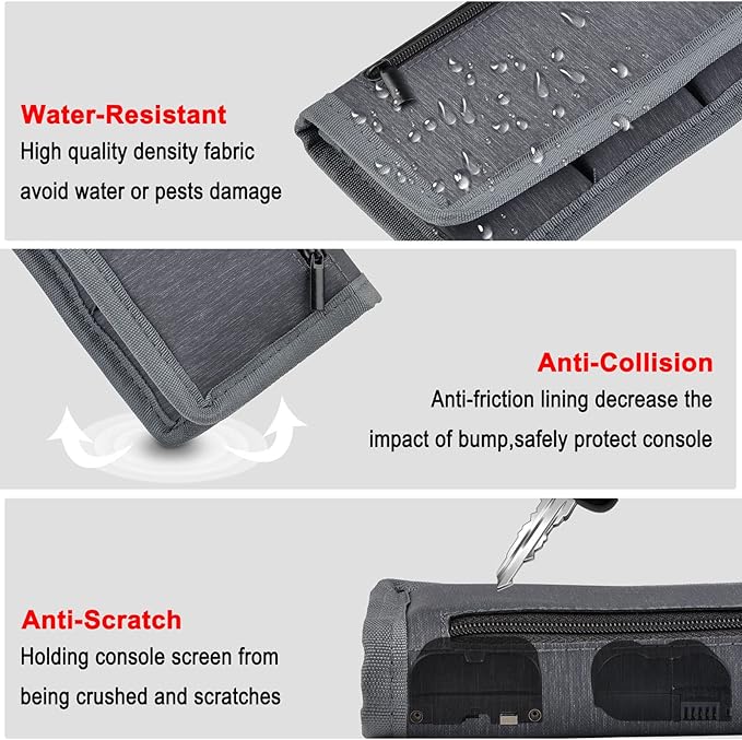 2Pcs Battery Storage Case Bag for LP-E6 EN-EL15 NP-FW50 NP-F550 DSLR Camera Batteries and AA AAA Battery