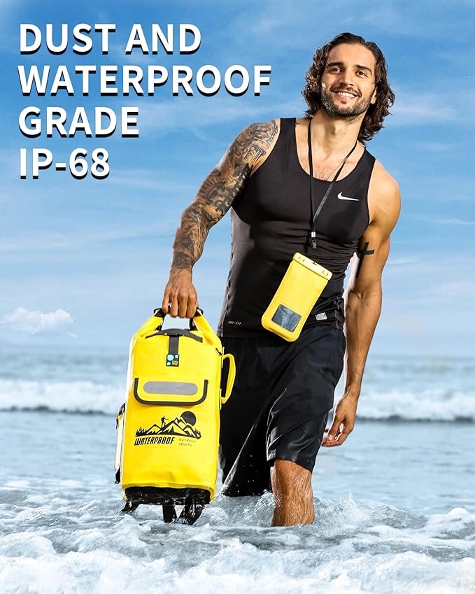 IDRYBAG Dry Bag Backpack Waterproof Floating 20L/30L/40L, Dry Bags Waterproof Backpack for Men, Dry Sack Waterproof Bag
