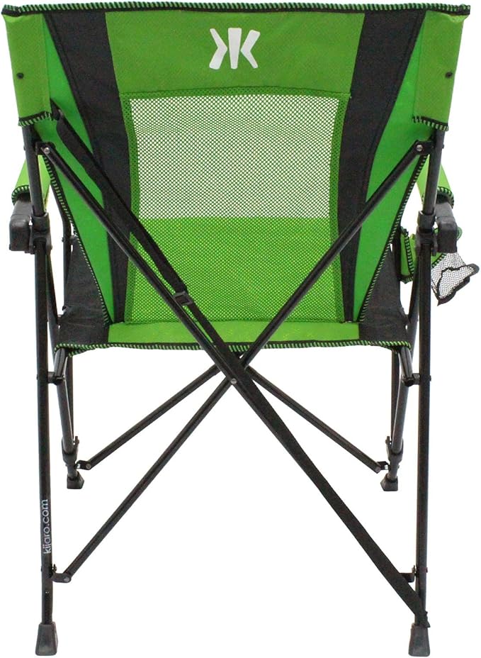 Kijaro Enjoy Versatile Folding Sports, Outdoor Chair & Lawn Chair, Dual Lock Feature, Maldives Blue (Hard Arm)