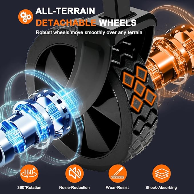 Collapsible Wagon Cart Foldable with 350lbs Weight Capacity, Lightweight Utility Shopping Cart with Wheels, Folding Grocery Wagon Carts Portable for Beach Garden Sports and Camping, Black