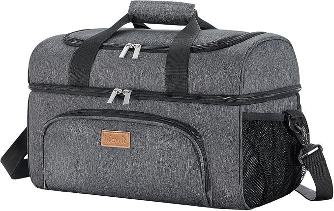 Lifewit Large Cooler Bag Insulated Lunch Bag Lightweight Portable Cool Bag Double Layer for Picnic, Beach, Work, Trip