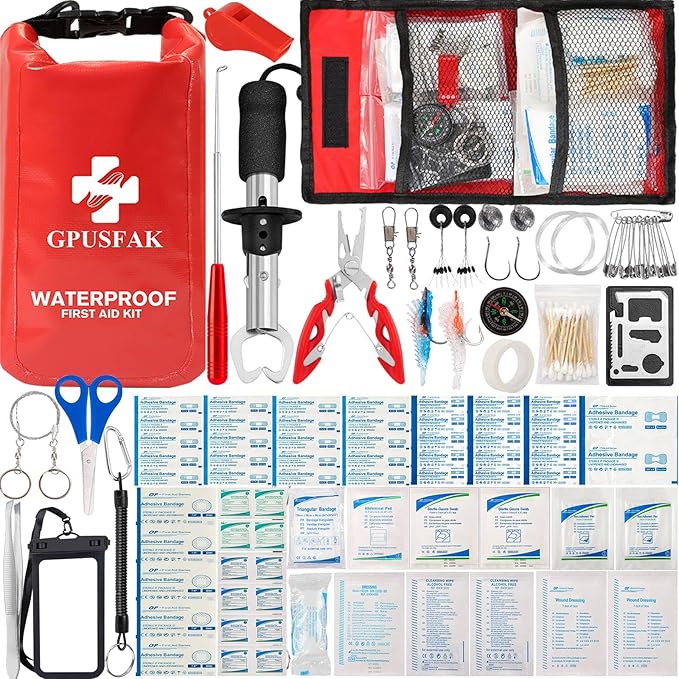 Boat Emergency Kit 2-in-1 Waterproof First Aid Kit