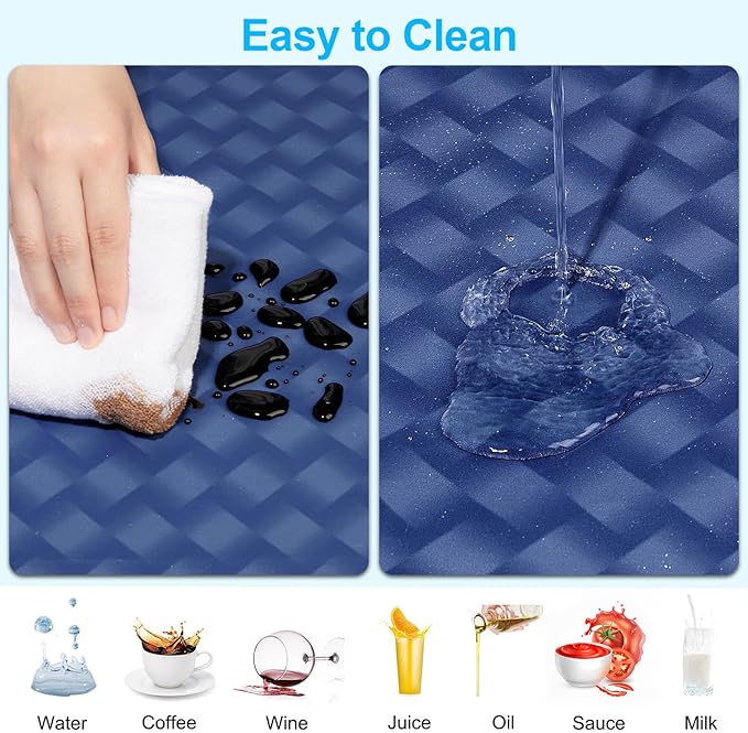 Picnic Table Cover with Bench Covers Portable Table Cloth Built-in Storage Pocket Picnic Table Covers with Elastic Waterproof Camping Essentials for RV Camping