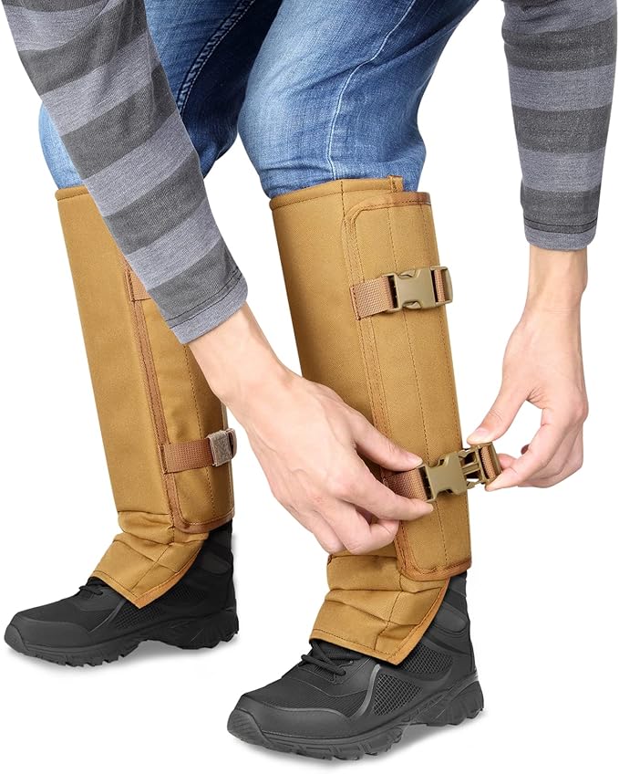 Snake Gaiters Snake Guard Chaps, Waterproof Snake Guards Bite Protection for Lower Legs, Snake Proof Gaiters Fit for Men