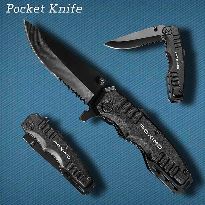 Birthday Gifts, Multitools Gift Set "Happy Birthday" for Birthday, Stocking stuffers Multit-tools Set with Multi-Pliers, Pocket Knife, Tactical Pen, Birthday Gift for Men Women(HAPPY BIRTHDAY)