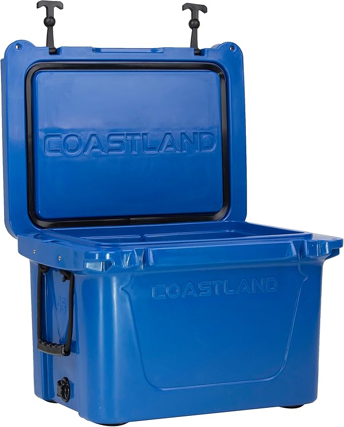 Coastland Delta Series Rotomolded Coolers, Premium Everyday Use Insulated Cooler, Ideal Portable Ice Chest Available in Multiple Capacities & Colors