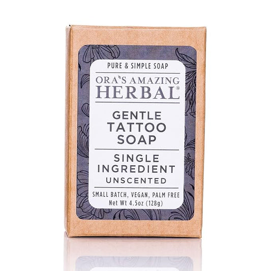 Tattoo Soap, Unscented, Made in the USA, Ora’s Amazing Herbal