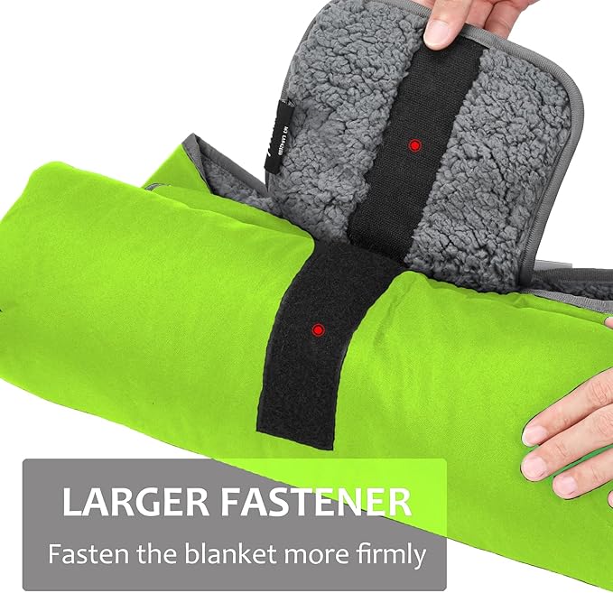 Tirrinia Large Waterproof Outdoor Blanket, Soft Warm Windproof Stadium Blanket with Sherpa Fleece and Foldable for Outdoor Sport, Baseball, Football, Beach, Concerts, Car