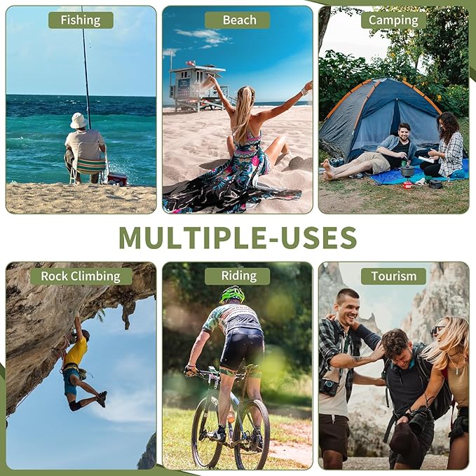 Solar Portable Shower Bag, 5 Gal/20L Solar Heating Camping Shower Bag with Removable Hose&On-Off Switchable Shower Head, Compact Camping Shower for Camping, Hiking, Traveling, Beach Swimming