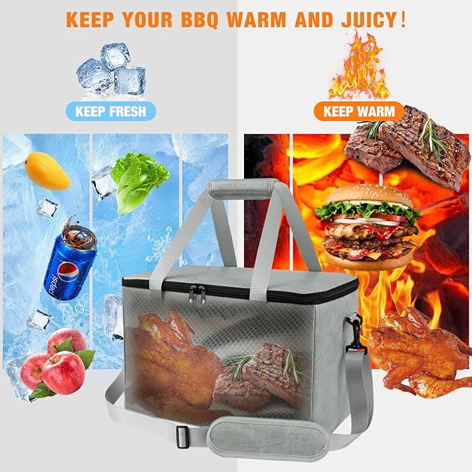 BBQ Blanket for Resting Meat,BBQ Blanket Meat Resting Bag,Reusable Smoker Grilling Meat Insulated Resting Bag for Outdoor Smoker and Grilling