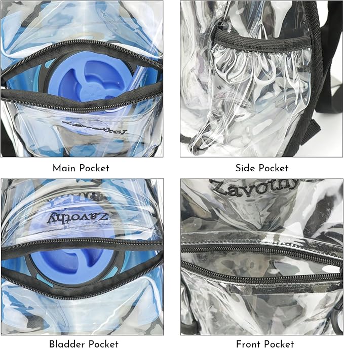 Reflective Hydration Backpack, Hydration Pack - Water Backpack with 2L/3L Hydration Bladder, Essential for Festivals - Rave Hydration Pack for Hiking, Running, Cycling, and Festivals