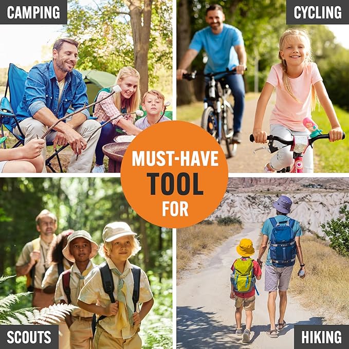 YOU ARE MY HERO Multitool 15-in-1 | Practical Gift for Dad Husband Grandpa Son, Engraved Multi Tool for EDC & Outdoors, Great Birthday Appreciation Gift from Daughter Son Wife, Unique Gadget for Men