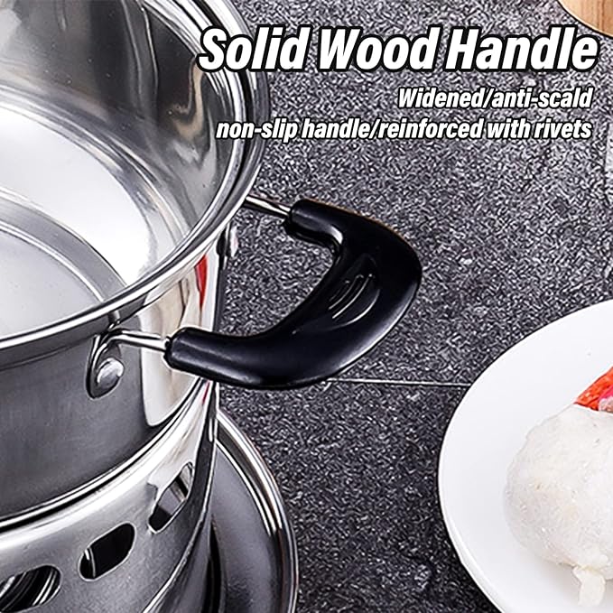 Camping Stove With Pot 16cm Stainless Steel Alcohol Stove Portable Camp Oven Cookware Set for Indoor Outdoor Camping Hiking Backpacking Picnic, No Electricity Required Adjustable Fire (1-2 people)