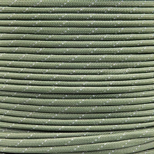 Paracord Planet Reflective 550lb Paracord – 7 Strand Type III Nylon Parachute Cord for Outdoor Visibility, Hiking, and Crafting – 30+ Colors and 4 Length Options