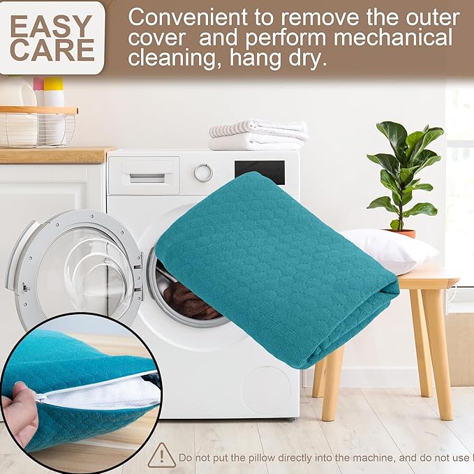 Camping Pillow Small Shredded Memory Foam Pillow, Travel Pillow Breathable and Soft, Suitable for Backpacking Hiking, Airplane and Car