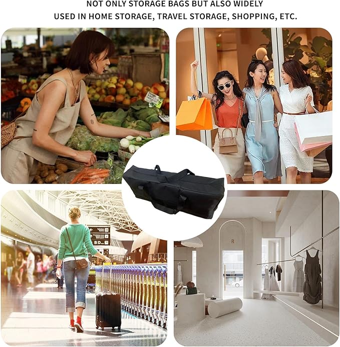 Grill Tool Storage Bag, 24" Oxford Cloth Grill Accessory Storage Bag, Double Zipper Grill Tools Storage Bag, Suitable for Grill Utensil Storage, BBQ Tool Storage