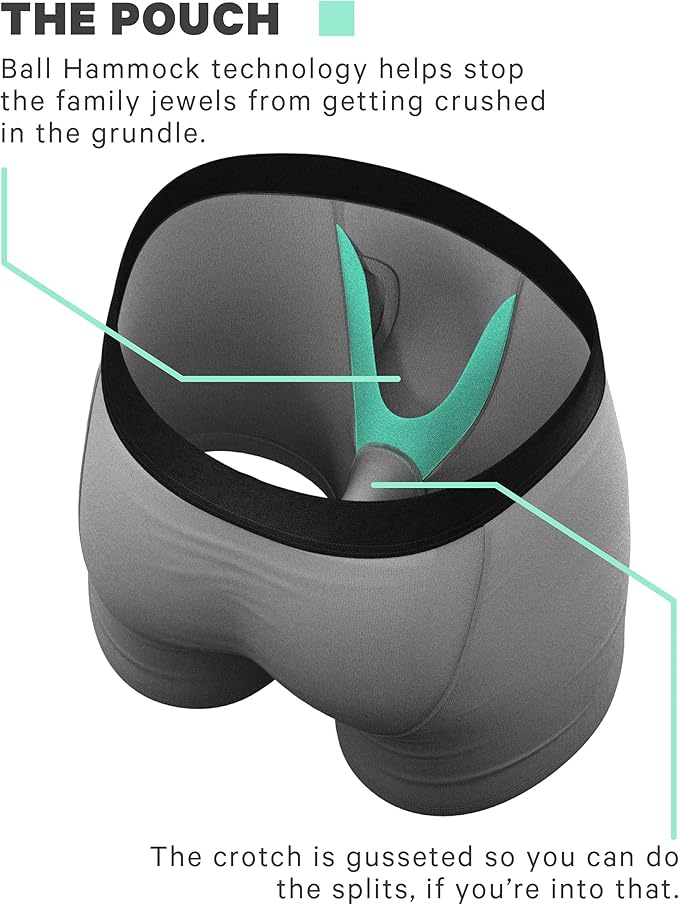 Shinesty Hammock Support Mens Boxer Briefs with Pouch