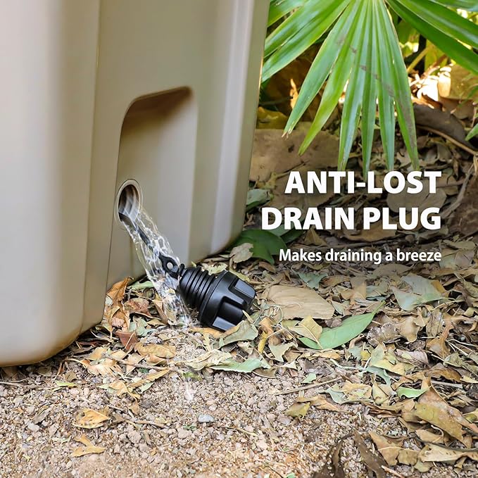 Hard Cooler, Insulated Ice Chest Box Holds Ice for More Days, Portable Cooler with Handle, Cup Holders, Double Latches for Camping Drink, Beach, Picnic, Fishing, Boat, Barbecue