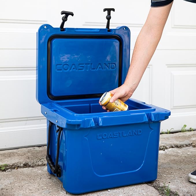 Coastland Delta Series Rotomolded Coolers, Premium Everyday Use Insulated Cooler, Ideal Portable Ice Chest Available in Multiple Capacities & Colors