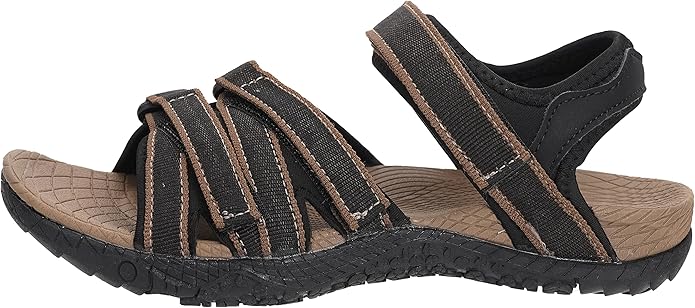 WHITIN Women’s Hiking Sandals with Arch Support | Adjustable Hook and Loop Straps | Durable Sport Sandals for Outdoor Adventure