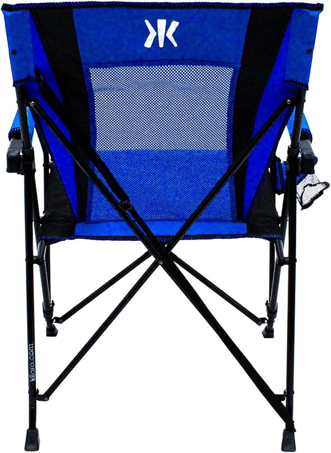 Kijaro Enjoy Versatile Folding Sports, Outdoor Chair & Lawn Chair, Dual Lock Feature, Maldives Blue (Hard Arm)