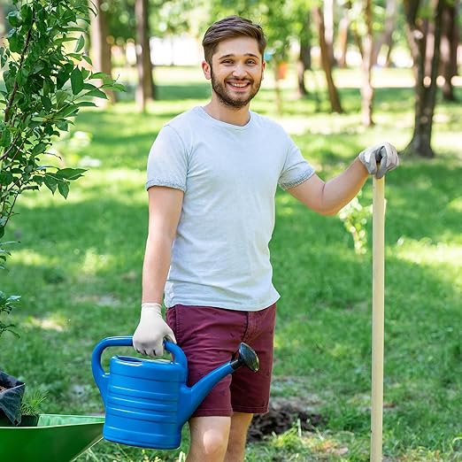 Kebada W1 Work Gloves for Men and Women, 12 Pairs Touchscreen Safety Gloves with Grip, PU-Coated, Ideal for Light & Medium Duty Tasks, White, Large