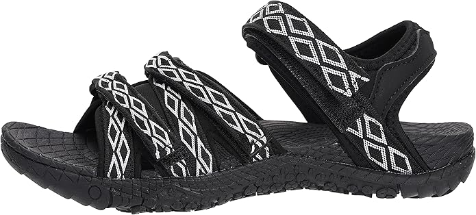 WHITIN Women’s Hiking Sandals with Arch Support | Adjustable Hook and Loop Straps | Durable Sport Sandals for Outdoor Adventure