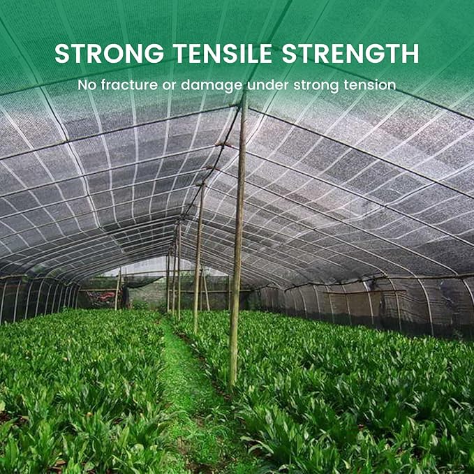 90% 20 X 48 FT Black Shade Cloth, Outdoor Woven Sun Shade with Grommets, Durable Breathable Netting Shading Antifreezing for Patio, Garden, DIY Home, Plants Cover, Greenhouse, Dog Kennel