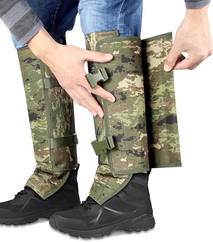 Snake Gaiters Snake Guard Chaps, Waterproof Snake Guards Bite Protection for Lower Legs, Snake Proof Gaiters Fit for Men