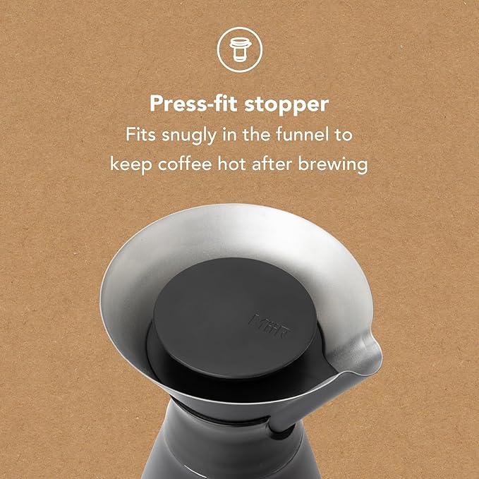 MiiR New Standard Carafe, 33oz Shatterproof, Durable Double-Wall Vacuum Insulated Coffee Carafe for Pour Over Coffee